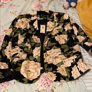Floral blazer